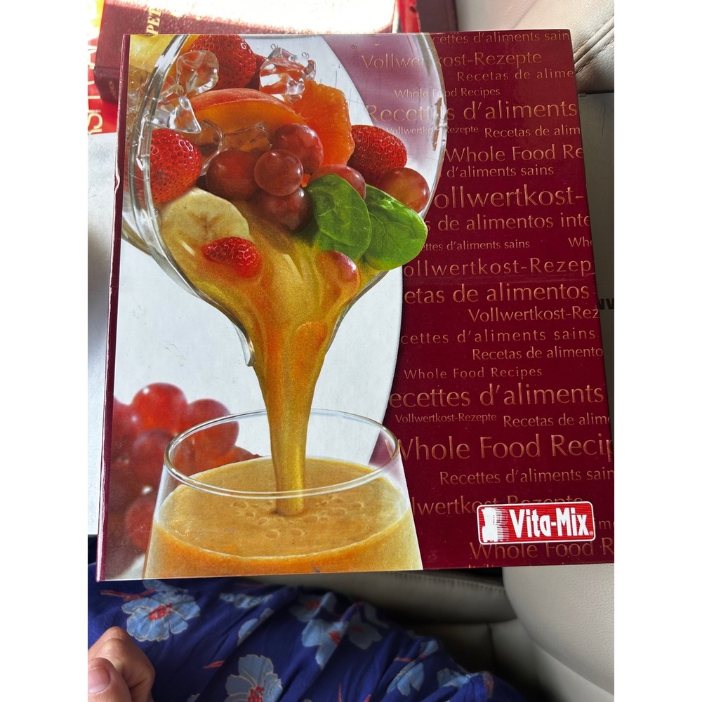 Vitamix Whole Food Recipes Cookbook Binder Tabbed 101929 05/09 Healthy Meals